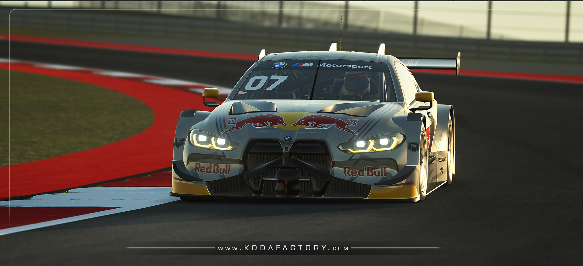 Red Bull White Version BMW M4 Class 1 RFactor 2 Koda Factory