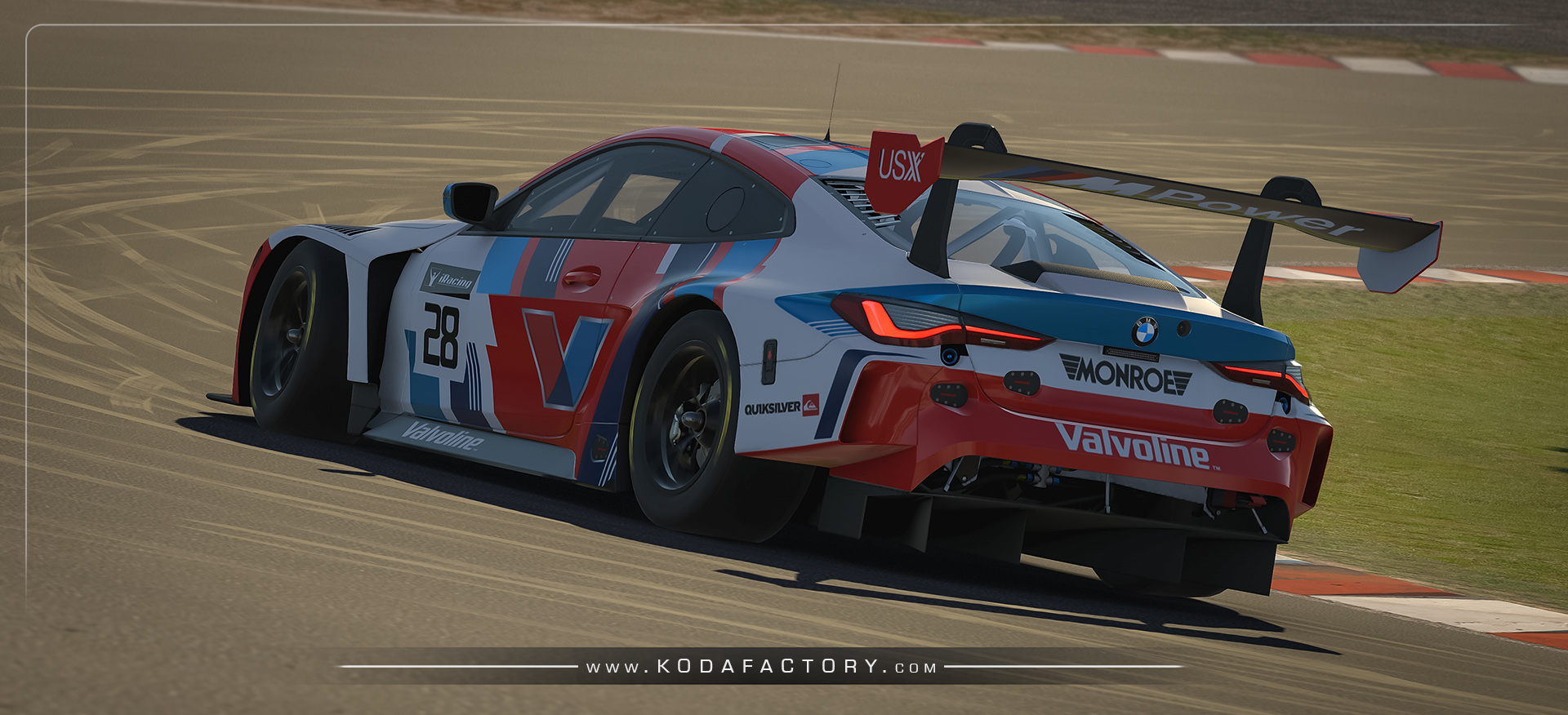 Valvoline Bmw M Gt Iracing Koda Factory